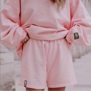 Pink Daily Drills Sweatshorts